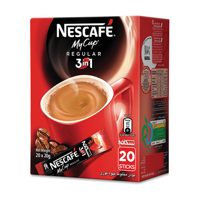 پودر کاپوچینو نسکافه 20 عددی