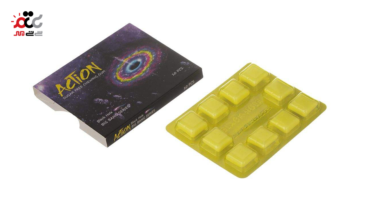 آدامس بدون شکر با طعم میکس ترش اکشن 10 عددی