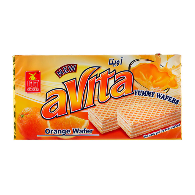 ویفر کرمدار با طعم پرتقال آویتا آناتا 140 گرمی