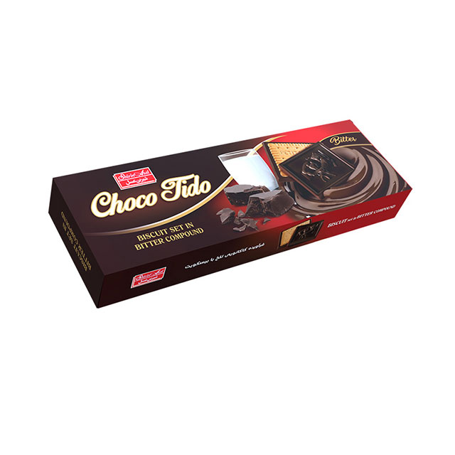 شوکو بیسکویت تلخ تیدو شیرین عسل 144 گرمی