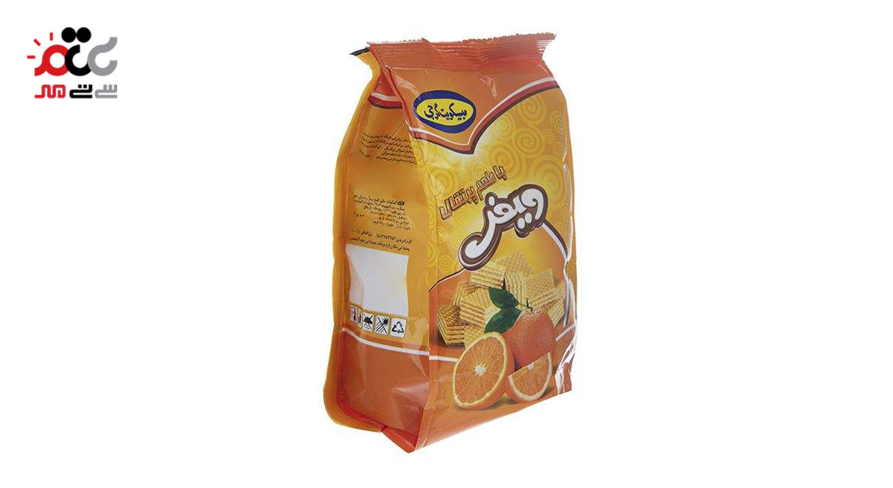 بیسکویت ویفر با طعم پرتقال گرجی 100 گرمی