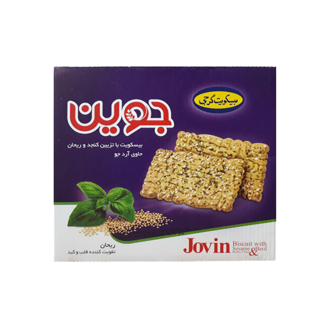 بیسکویت با تزئین کنجد و ریحان جوین گرجی 920 گرمی