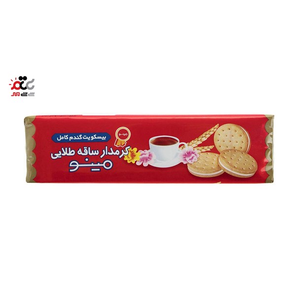 بیسکویت کرمدار  با طعم های مختلف ساقه طلایی 192 گرمی