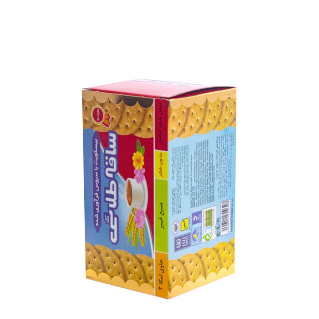 بیسکویت سبوسدار ساقه طلایی جعبه ای 200 گرمی