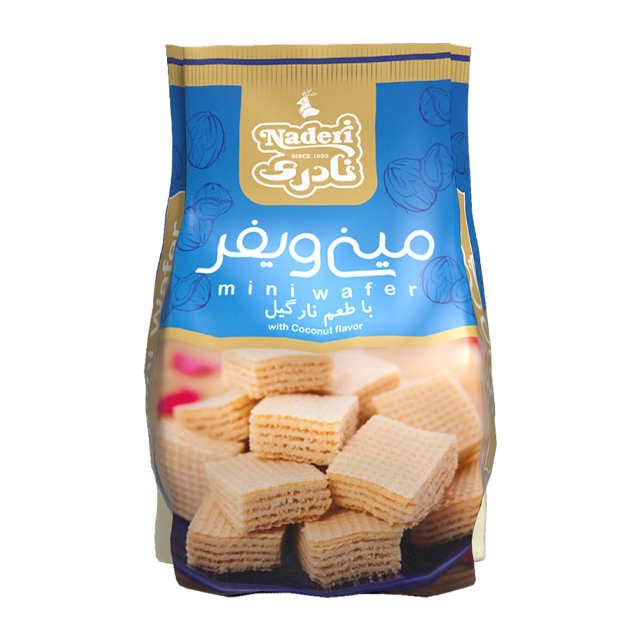 مینی ویفر نارگیلی نادری 90 گرمی