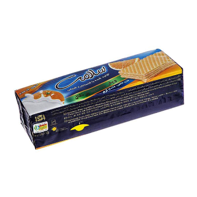 ویفر با طعم پرتقال سلامت 160 گرمی