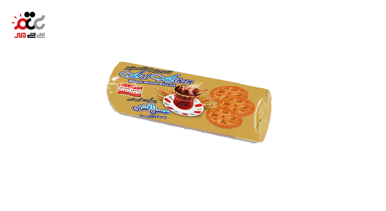 بیسکویت گندم کامل عسل افشان 100 گرمی
