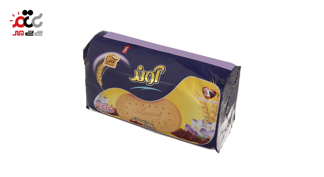بیسکویت زعفرانی آوند 400 گرمی