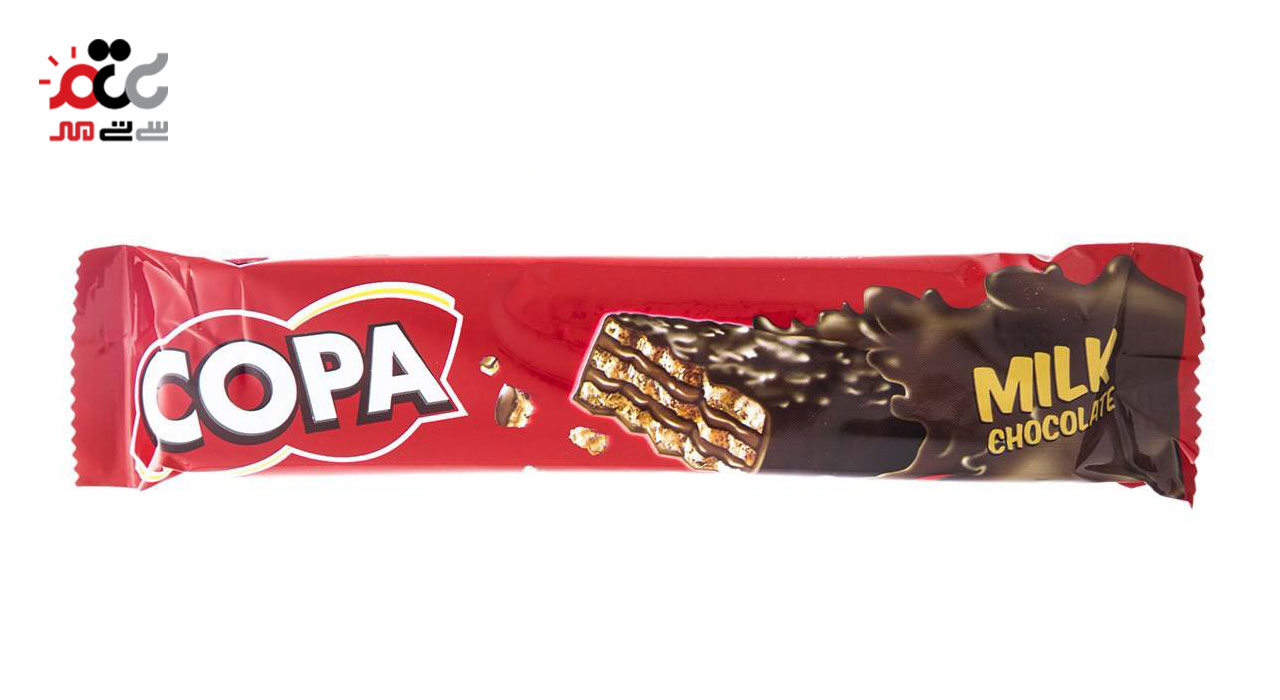  ویفر با روکش شکلات شیری کوپا بسته 30 عددی 