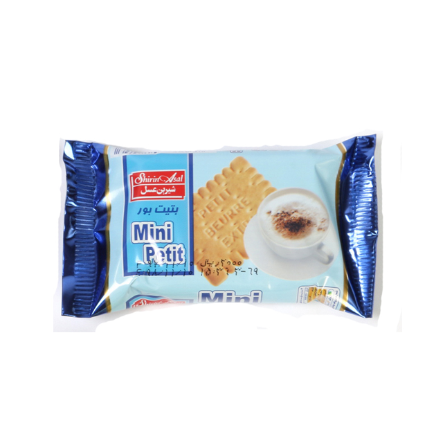 بیسکویت شیری مینی پتی بور شیرین عسل 4 عددی