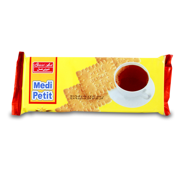 بیسکویت پتی بور وانیلی شیرین عسل 85 گرمی