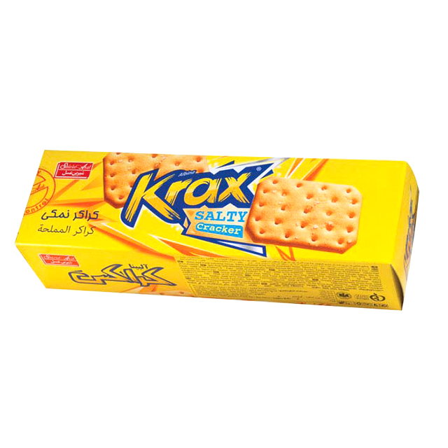 بیسکویت کراکر  نمکی کراکس شیرین عسل 140 گرمی