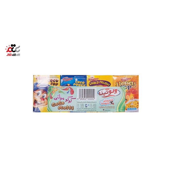 مکمل صبحانه کودک کوکو مولتی ولوتینا بسته 8 عددی 375 گرمی