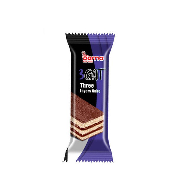 کیک تری گات با مغز  وانیل و کاکائو درنا 60 گرمی