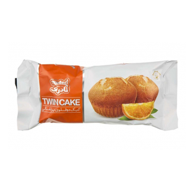 کیک دوقلوی پرتقالی نادری 55 گرمی