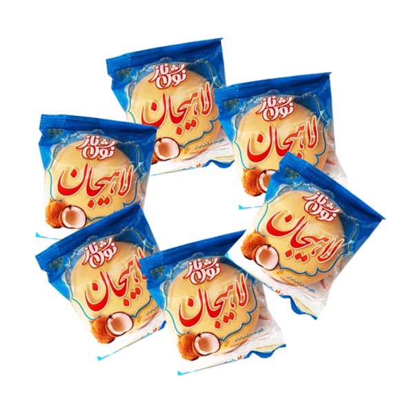 کلوچه نارگیلی نوش ناز لاهیجان 95  گرمی بسته 50 عددی