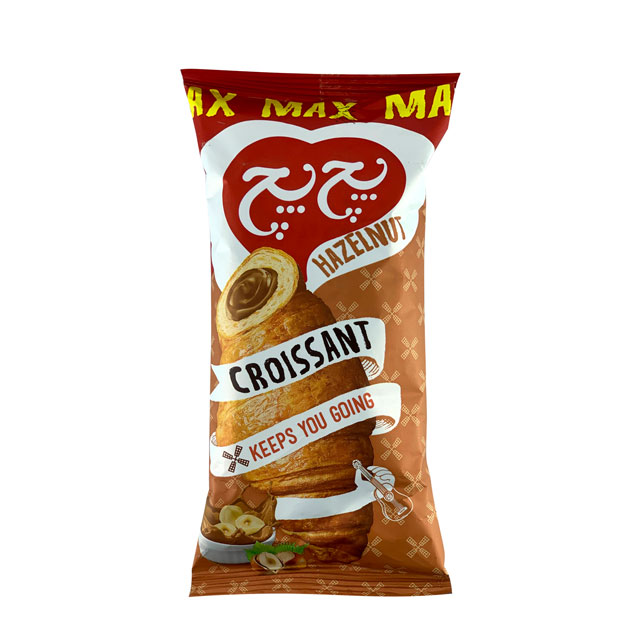 کروسان با مغز کرم کاکائو فندقی مکس پچ پچ 60 گرمی