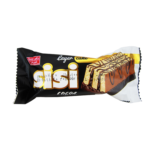 کیک سه لایه روکش دار شیرین عسل 40 گرمی