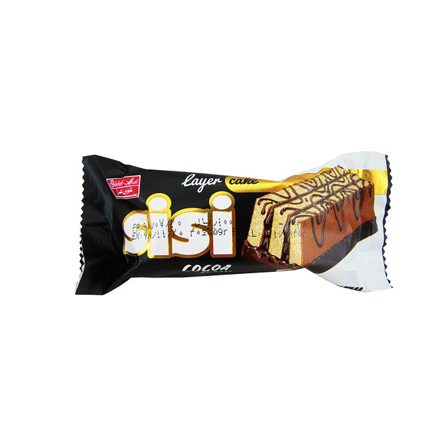 کیک لایه ای کرمدار وانیلی سی سی شیرین عسل 40 گرمی