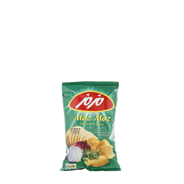 چیپس پیاز و جعفری مزمز 16 گرمی