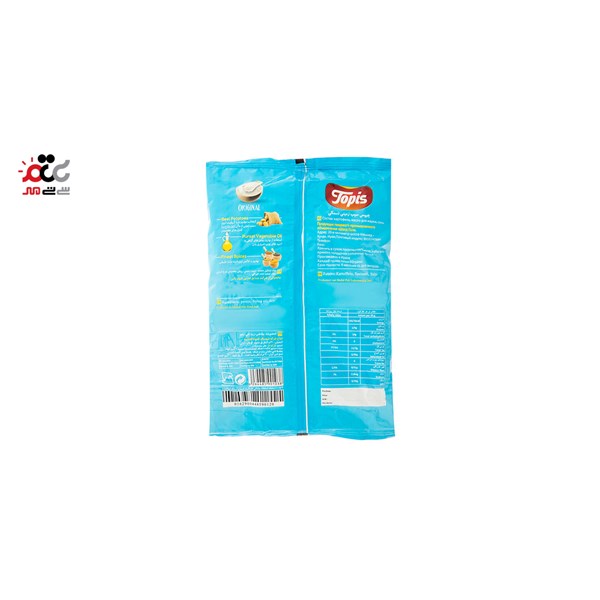 چیپس ساده تاپیس 50 گرمی