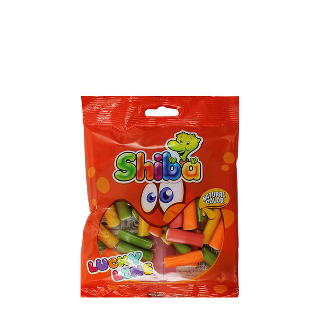 پاستیل اکسترودی ۴ طعم شیبا ۱۴۰ گرمی