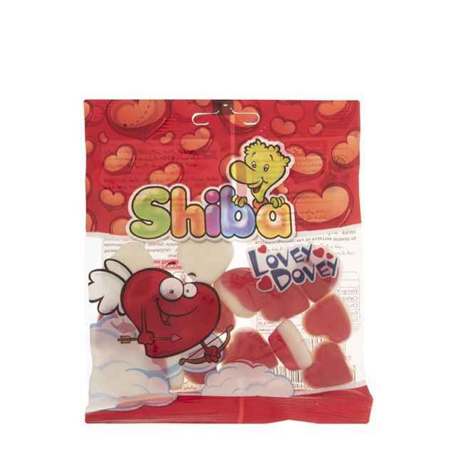 پاستیل قلبی دو لایه شیبا 65 گرمی