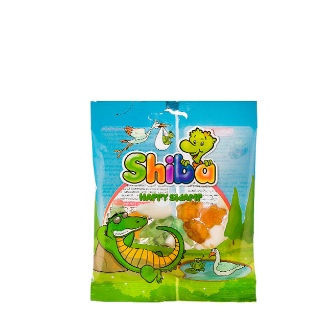 پاستیل حیوانات برکه شیبا 65 گرمی