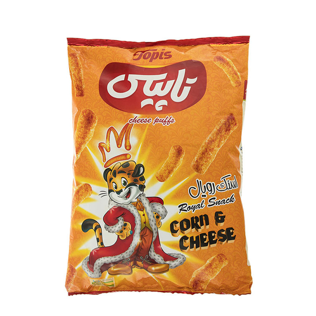 اسنک رویال پنیری تاپیس 130 گرمی