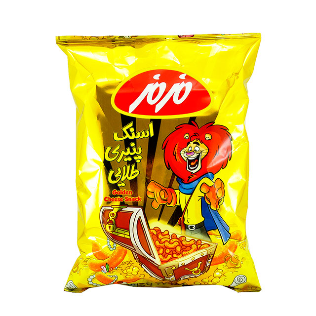اسنک پنیری  طلایی مزمز 60 گرمی 