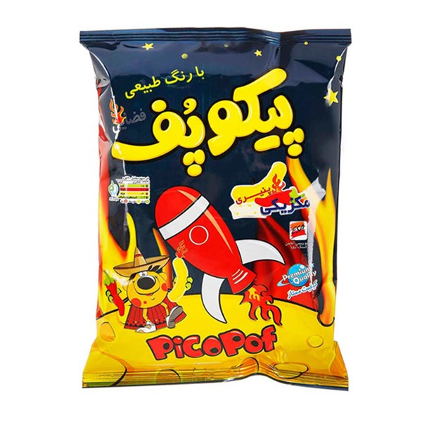 اسنک فضایی پنیری مدل مکزیکی پیکوپف 50 گرمی
