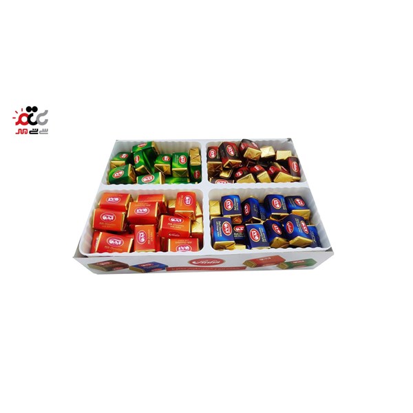 شکلات آیلین تلخ و شیری مغزدار مخلوط آیدین 1000 گرمی