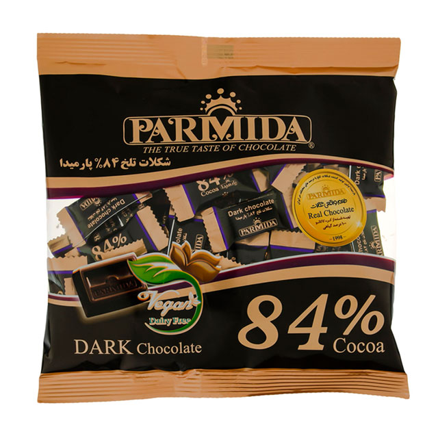 شکلات تلخ 84 درصد پارمیدا 220 گرمی
