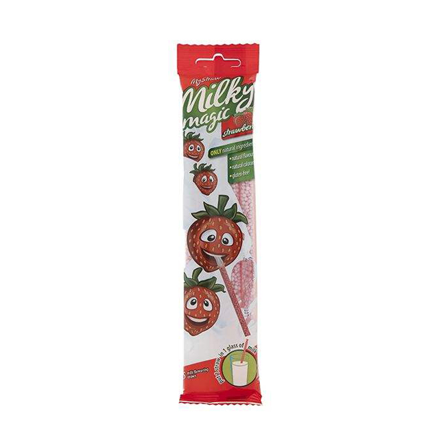 نی طعم دهنده شیر مجیک مدل Strawberry