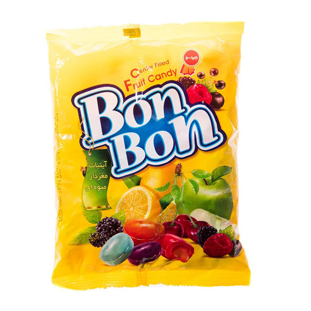 آبنبات مغزدار مینو مدل بن بن 300 گرمی