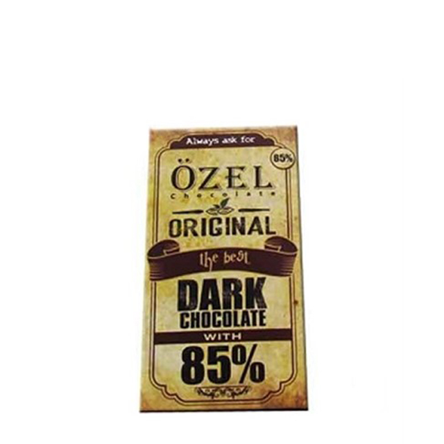 شکلات تلخ اوزل 85 درصد 80 گرمی