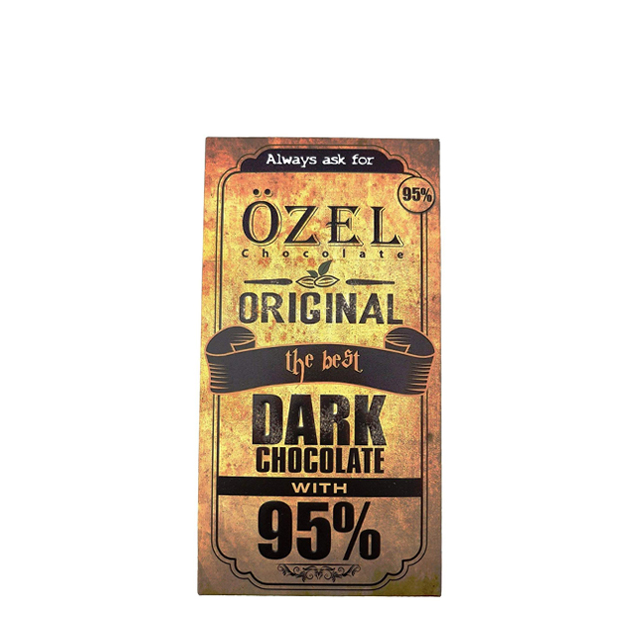 شکلات تلخ اوزل 95 درصد 80 گرمی