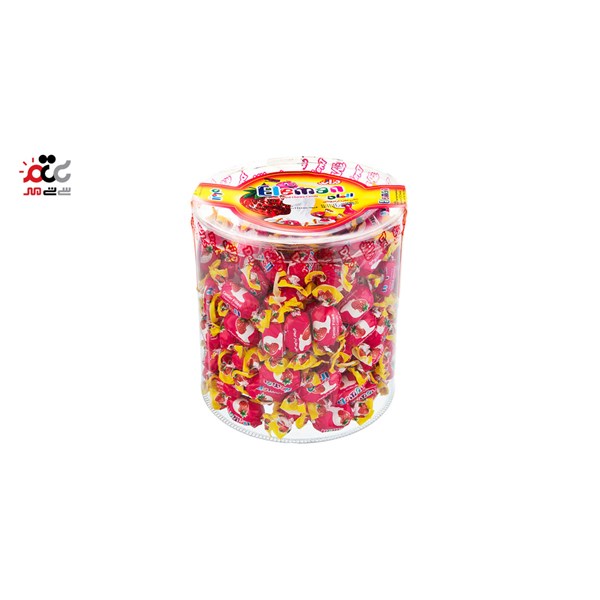 تافی خامه توت فرنگی دراژه مدل المان 1000 گرمی