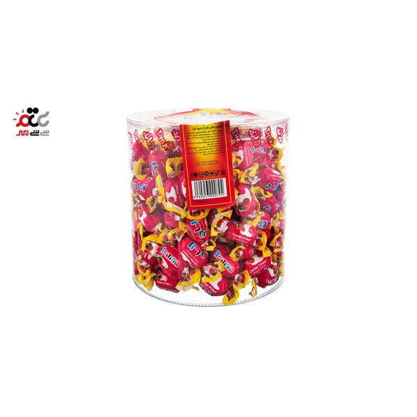 تافی خامه توت فرنگی دراژه مدل المان 1000 گرمی
