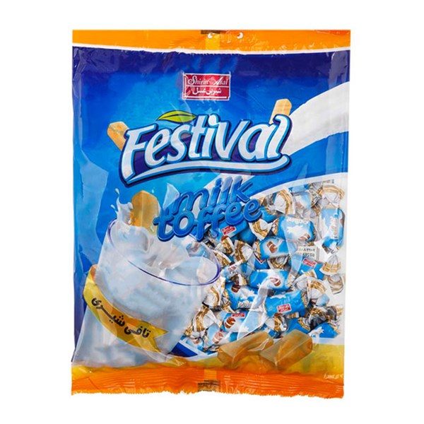 تافی فستیوال شیری شیرین عسل 500 گرمی