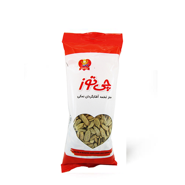 مغز تخمه آفتابگردان نمکی چی توز 40 گرمی