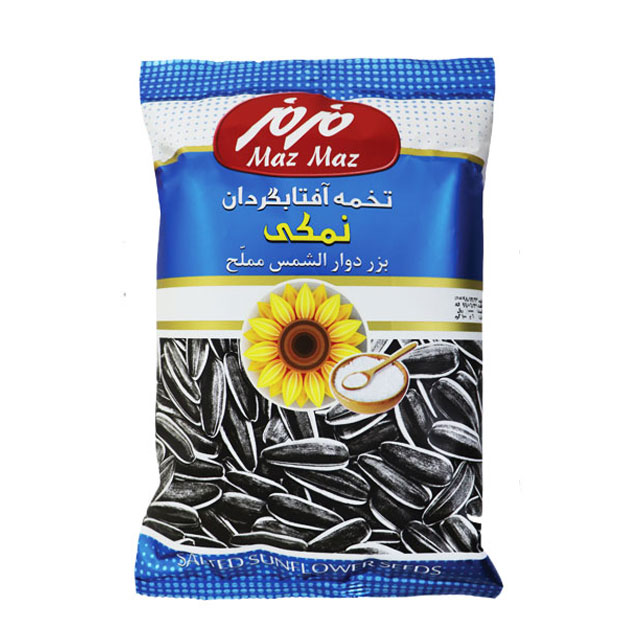 تخمه آفتابگردان نمکی مزمز 105 گرمی