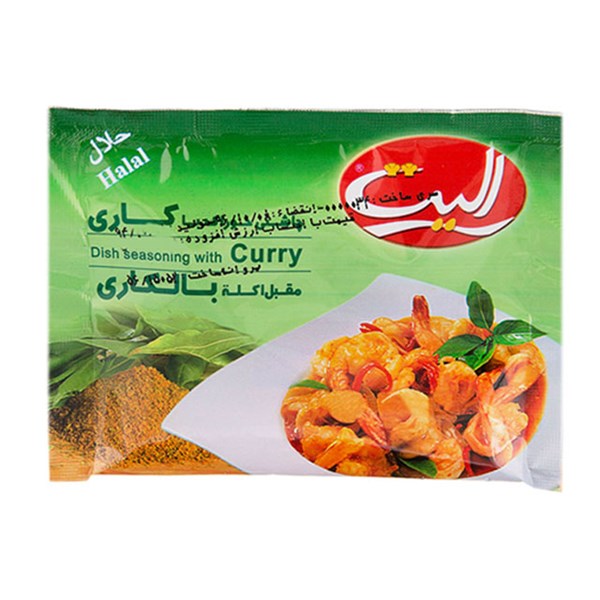 چاشنی خورش خوراک با ادویه کاری الیت 15 گرمی