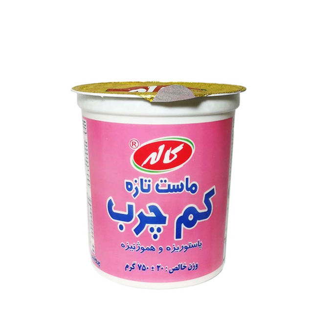 ماست تازه کم چرب کاله 750 گرمی