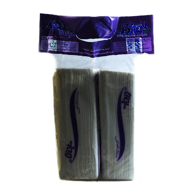 دستمال اقتصادی سفید بی تا 2 عددی