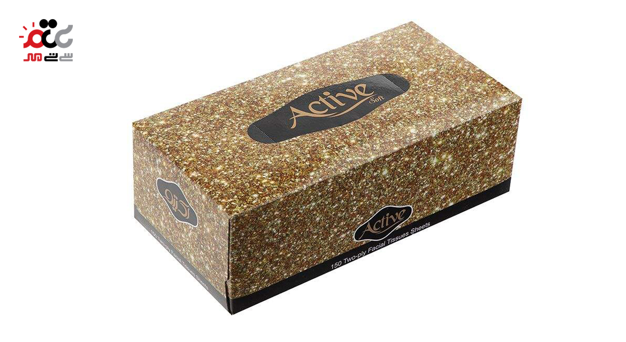 دستمال کاغذی اکتیو 150 برگ دولا