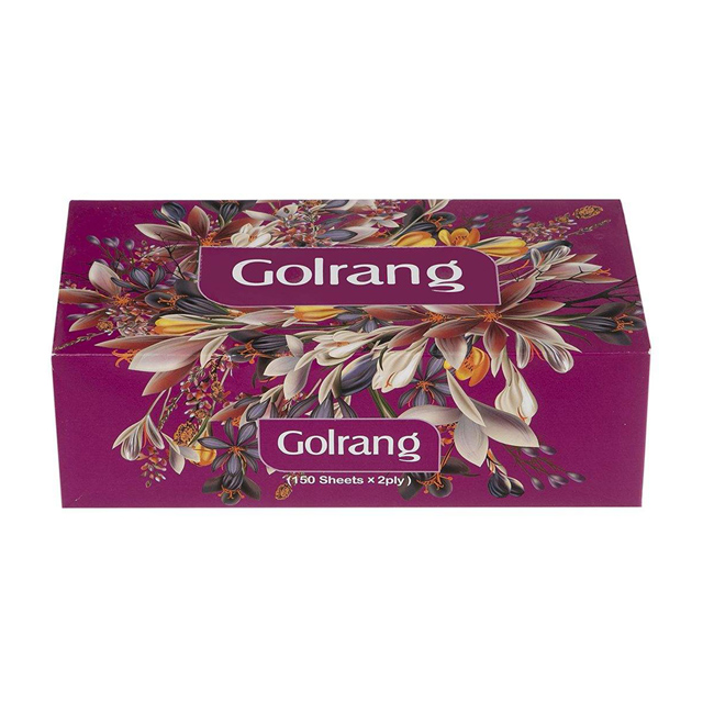 دستمال کاغذی گلرنگ 150 برگ دولا