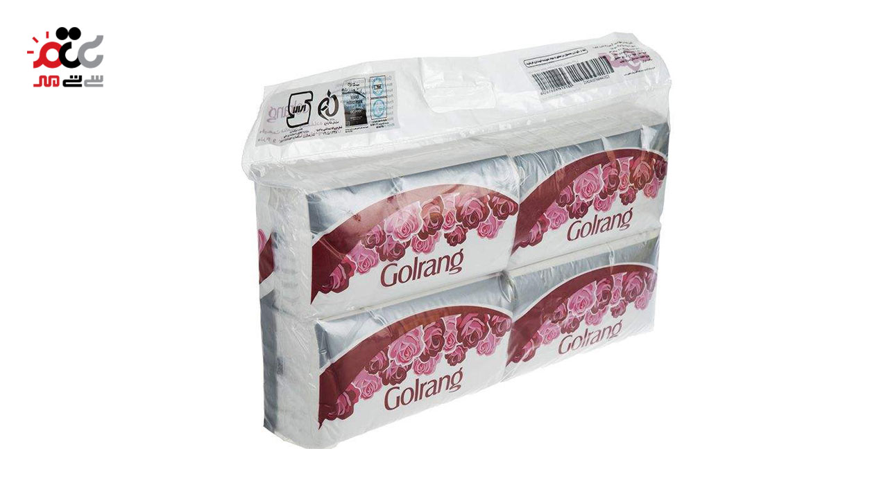 دستمال کاغذی 250 برگ مدل Flower گلرنگ بسته 4 عددی