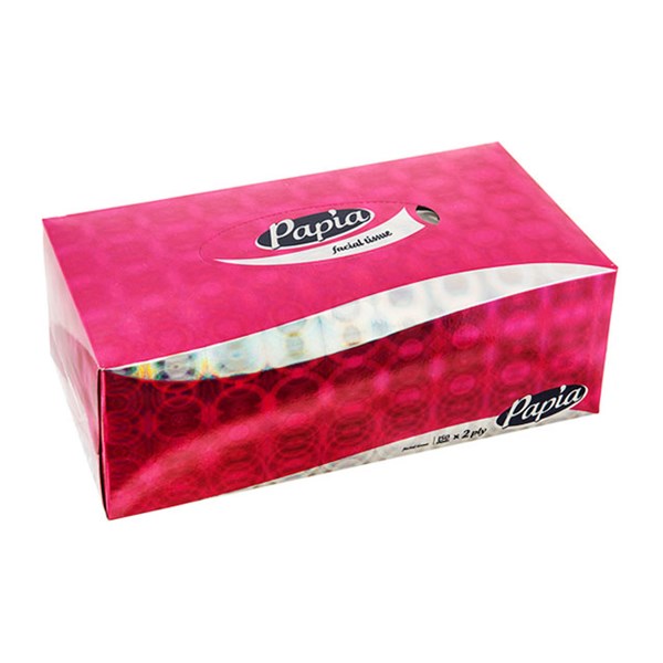 دستمال کاغذی دو لایه پاپیا طرح ویژه 150 برگ