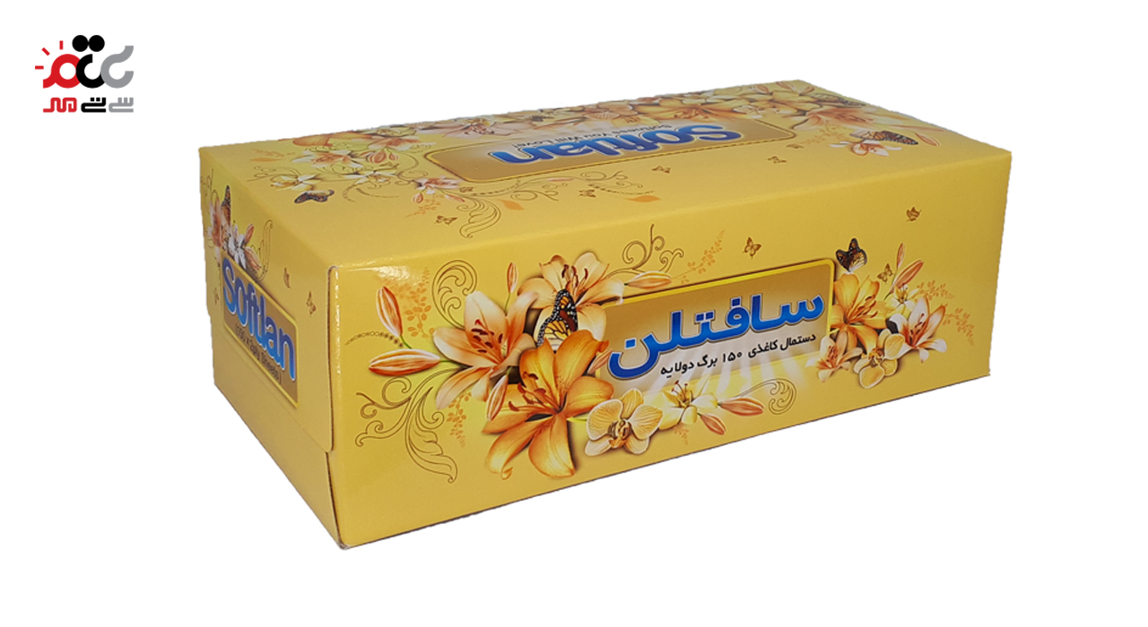 دستمال کاغذی سافتلن 150 برگ دولا